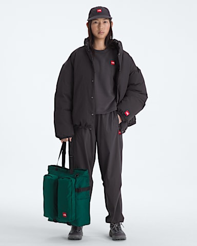 Womens TNF Red Box Crew TNF Obsidian HERO2