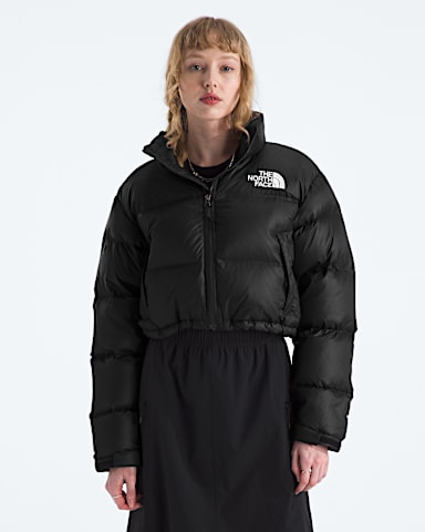 Womens Nuptse Short Jacket TNF TNF BlackTNF BlackRecycled down HERO