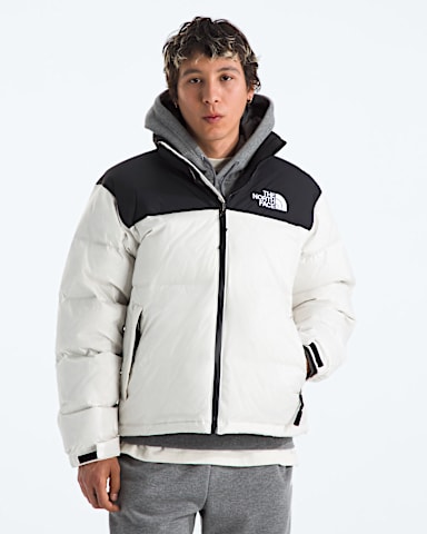 Veste 1996 Retro Nuptse pour homme TNF Dune BlancheNoir TNFDuvet Recycle HERO