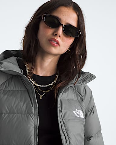 Womens Hydrenalite Down Hoodie TNF Smoked Pearl HERO3
