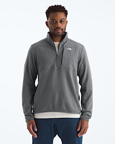 Mens TNF Performance Fleece Zip TNF Smoked Pearl Main