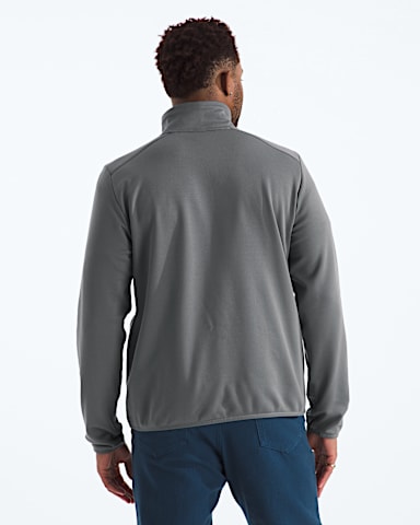Mens TNF Performance Fleece Zip TNF Smoked Pearl BACK