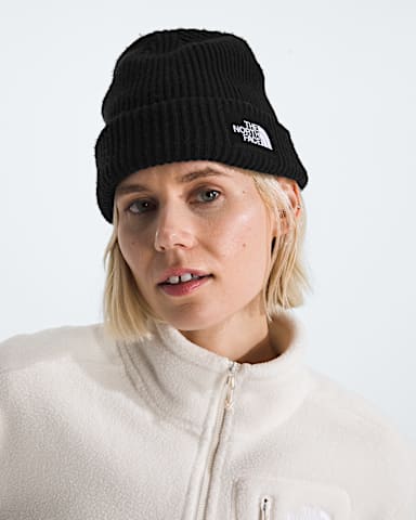 Salty Lined Beanie TNF TNF Black MODELBACK