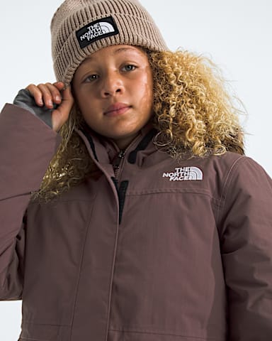 Girls Arctic Parka TNF Tawny Quartz HERO2
