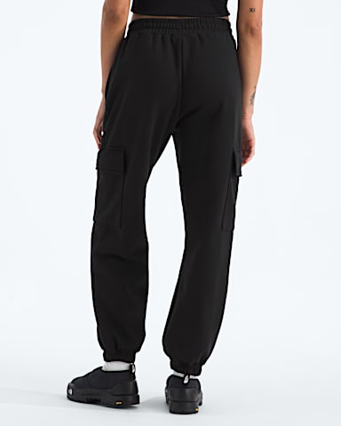 Womens Essential Simple Dome Cargo Pants TNF TNF Black BACK