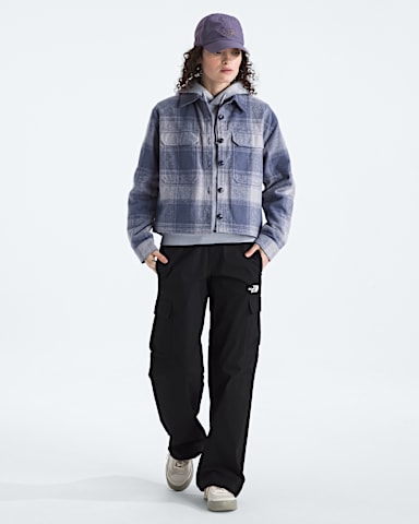 Womens Valley Flannel ShirtPlaid TNF Twilight Galaxy TNF Shadow Plaid HERO2