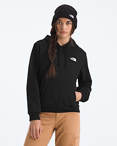Womens Evolution Box NSE Regular Hoodie TNF TNF Black BACK