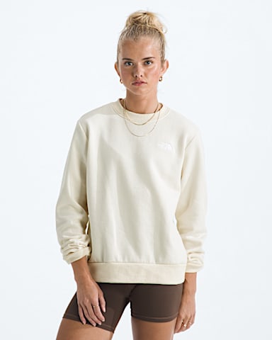 Womens Evolution Simple Dome Regular Crew TNF White Dune Main
