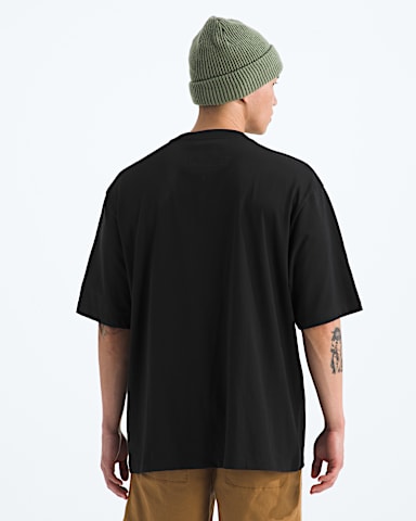 Tshirt ample manches courtes TNF Essential pour hommes TNF Noir TNF BACK