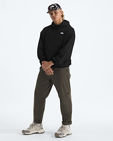 Mens Evolution Simple Dome Oversize Hoodie TNF TNF Black HERO2
