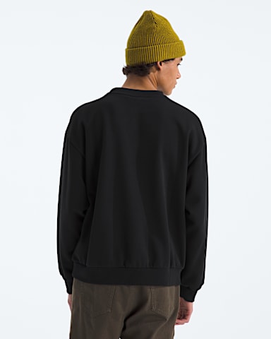 Mens Evolution Simple Dome Oversize Crew TNF TNF Black BACK