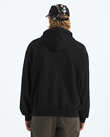 Mens Evolution Simple Dome Oversize Hoodie TNF TNF Black BACK
