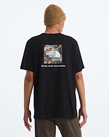 Mens Evolution Box Camo Fill ShortSleeve TeeGraphic TNF TNF Black Main