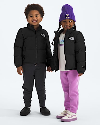 Kids 1996 Retro Nuptse Jacket TNF TNF BlackRecycled Down Main