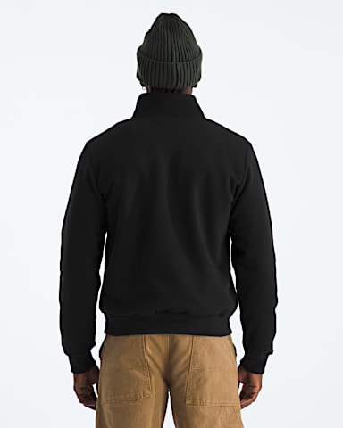 Mens Evolution Simple Dome Regular Zip TNF TNF Black BACK