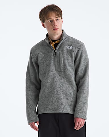 Mens Gordon Lyons Zip TNF TNF Medium Grey Heather HERO