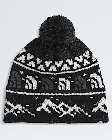 Cabin Ski Tuke TNF TNF Black JacquardPom HERO