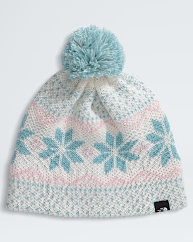 Tuque de ski Cabin pour enfants TNF Jacquard blanc dune HERO
