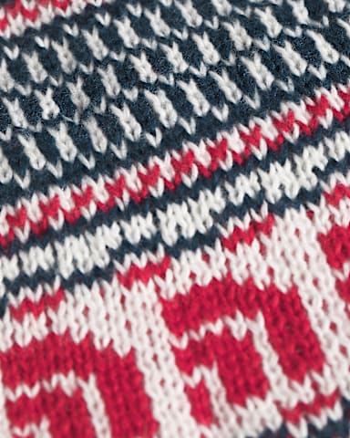 Cabin Ski Tuke TNF White Dune JacquardPom DETAIL3