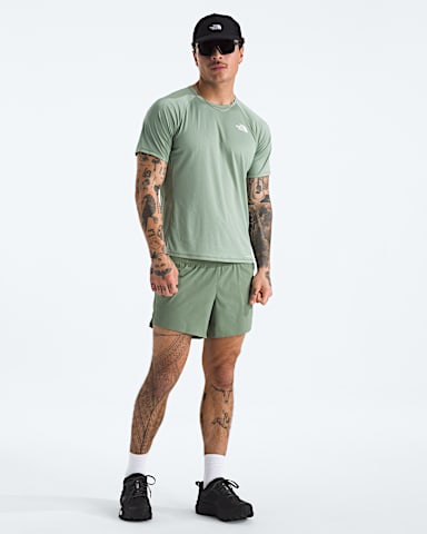 Mens Sunriser ShortSleeve TNF Slate Moss HERO2
