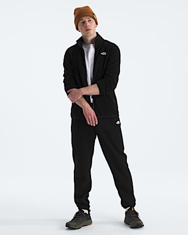 Mens Glacier Fleece Jacket TNF TNF Black HERO2