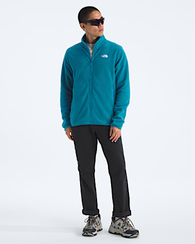 Mens Glacier Fleece Jacket TNF Dusk Blue HERO2