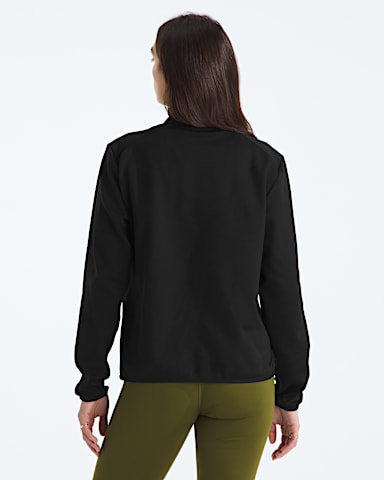 Womens TNF Performance Fleece Zip TNF TNF Black BACK