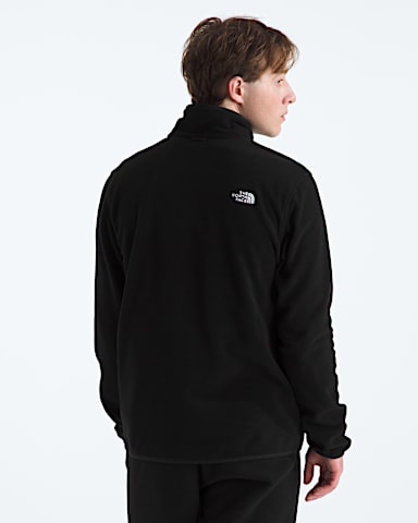 Mens Glacier Fleece Jacket TNF TNF Black BACK