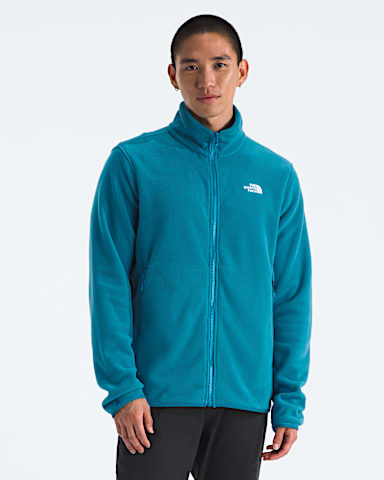 Mens Glacier Fleece Jacket TNF Dusk Blue Main