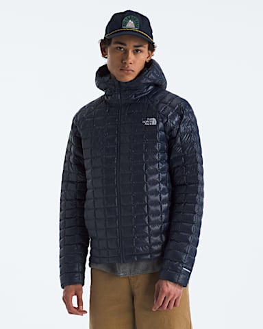 Mens THERMOBALL Hooded Jacket TNF Summit Navy Main