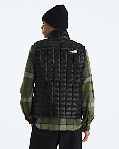 Mens THERMOBALL Vest TNF TNF Black BACK