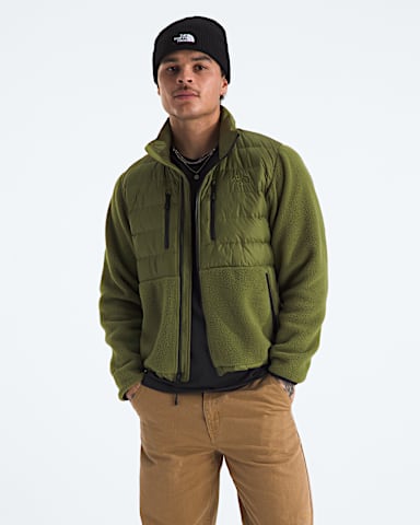 Mens RMST Denali Tek Hybrid Jacket TNF Woodland Green Main