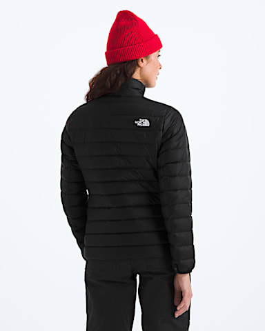Manteau en duvet classique pour femmes TNF Noir TNF BACK
