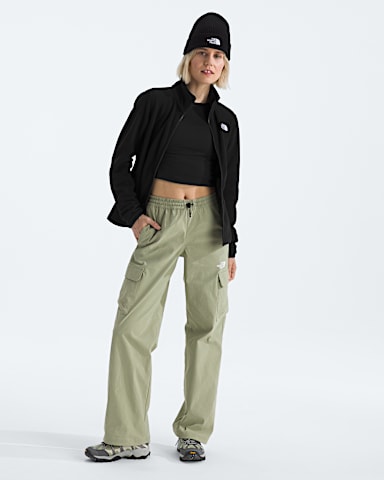 Womens Glacier Fleece Jacket TNF TNF Black HERO2