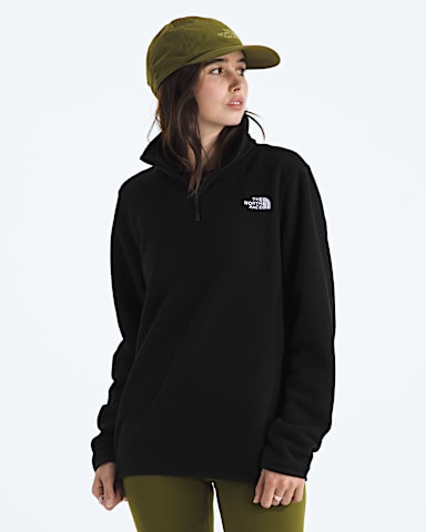 Womens Glacier Fleece Zip Jacket TNF TNF Black Main