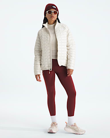 Womens THERMOBALL Jacket TNF White Dune HERO2