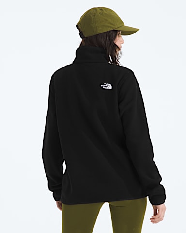 Womens Glacier Fleece Zip Jacket TNF TNF Black BACK