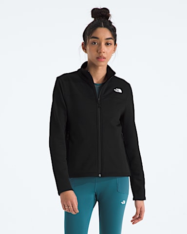 Womens Cedar Trail Grid Fleece Jacket TNF TNF Black Main