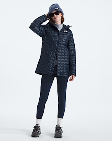Womens THERMOBALL Hooded Parka TNF Summit Navy HERO2
