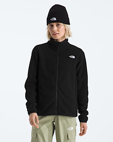 Womens Glacier Fleece Jacket TNF TNF Black HERO