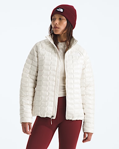 Womens THERMOBALL Jacket TNF White Dune HERO