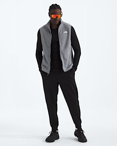 Veste en molleton Glacier pour hommes TNF Bruyere Gris Moyen TNF HERO2