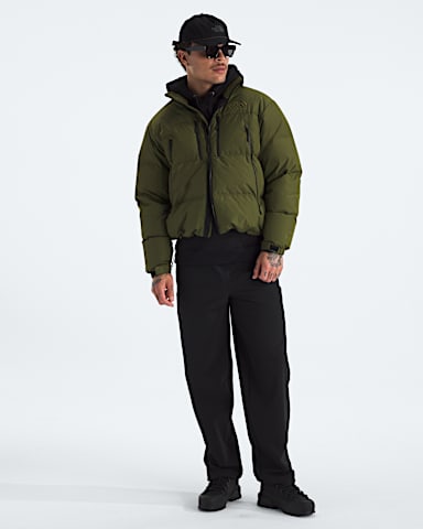 Mens RMST GORETEX Nuptse Tek Jacket TNF Woodland Green HERO2