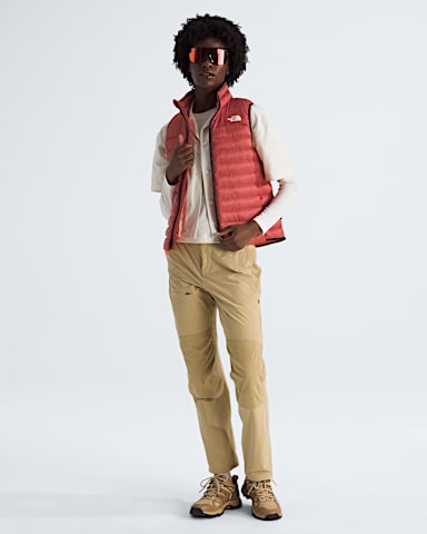 Womens Terra Peak Vest TNF Mars Dust HERO2
