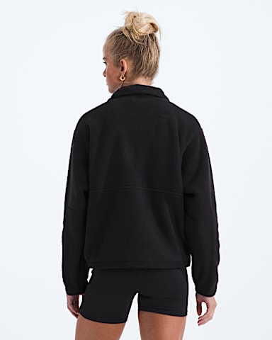 Womens Yumiori Off Peak FullZip Jacket TNF TNF Black BACK