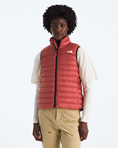 Womens Terra Peak Vest TNF Mars Dust Main