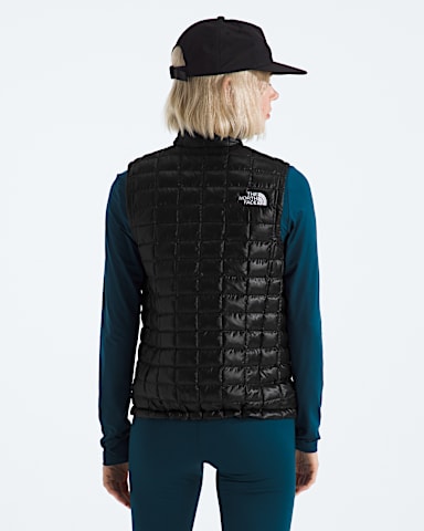 Womens THERMOBALL Vest TNF TNF Black BACK