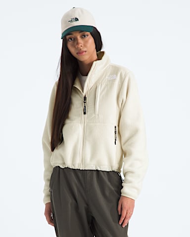 Womens Retro Denali DTM Jacket TNF White Dune Main