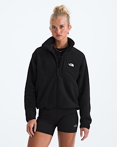 Womens Yumiori Off Peak FullZip Jacket TNF TNF Black HERO