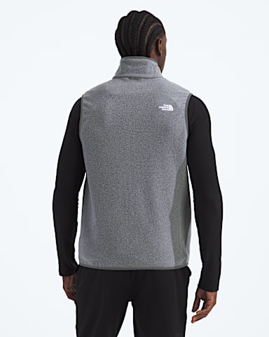 Veste en molleton Glacier pour hommes TNF Bruyere Gris Moyen TNF BACK